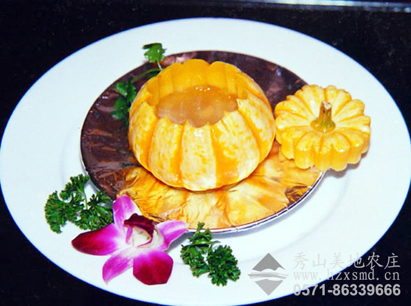 圖1:農(nóng)莊特色美食——迷你桔瓜 圖1:農(nóng)莊特色美食——迷你桔瓜